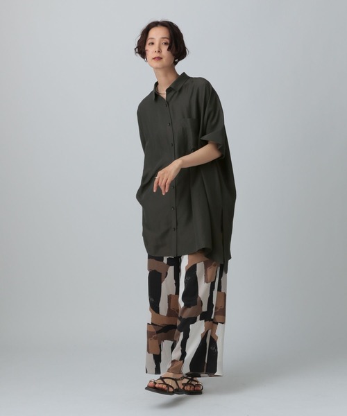 LEPSIM（レプシィム）の「布帛柄パンツ　492742（その他パンツ・レディース・ライトグリーン/ベージュ系その他/ブルー/ブラック系その他・FREE）」の16枚目の写真