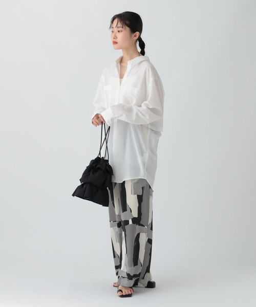 LEPSIM（レプシィム）の「布帛柄パンツ　492742（その他パンツ・レディース・ライトグリーン/ベージュ系その他/ブルー/ブラック系その他・FREE）」の11枚目の写真