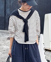 fredy emue | クロップドシアーロンTシャツ(Tシャツ/カットソー)