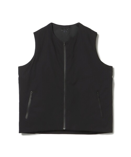 BEAMS GOLF（ビームスゴルフ）の「B.G.THREE / ALL-TIME ノーカラー パデットベスト（ベスト・メンズ・ネイビー/ブラック・X-LARGE/MEDIUM/LARGE）」の6枚目の写真