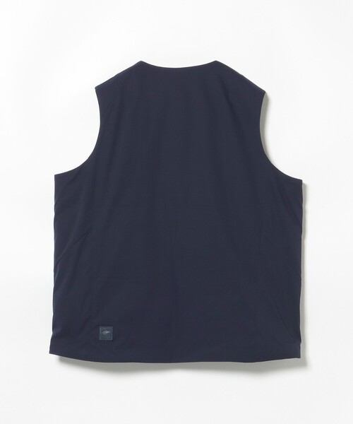 BEAMS GOLF（ビームスゴルフ）の「B.G.THREE / ALL-TIME ノーカラー パデットベスト（ベスト・メンズ・ネイビー/ブラック・X-LARGE/MEDIUM/LARGE）」の13枚目の写真