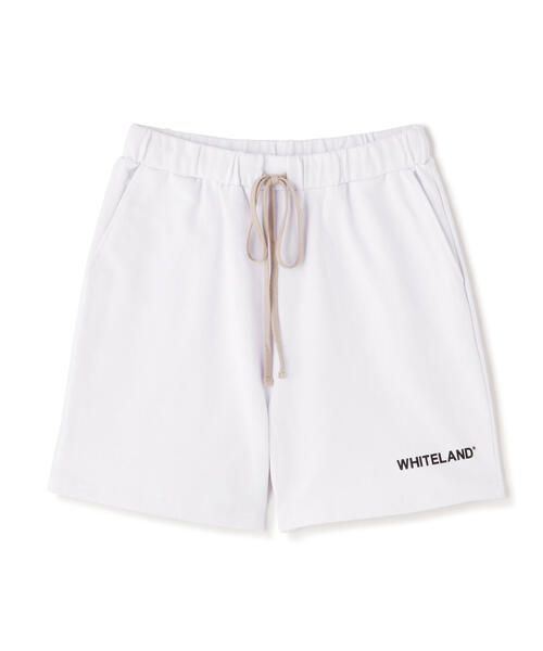 WHITELAND(ホワイトランド)の「WEB&DEPOT限定/WHITELAND/ホワイトランド/OWL/LOGO SWT SHORTS/ロゴ スウェットショーツ(その他パンツ・レディース・ホワイト・L)」の1枚目の写真
