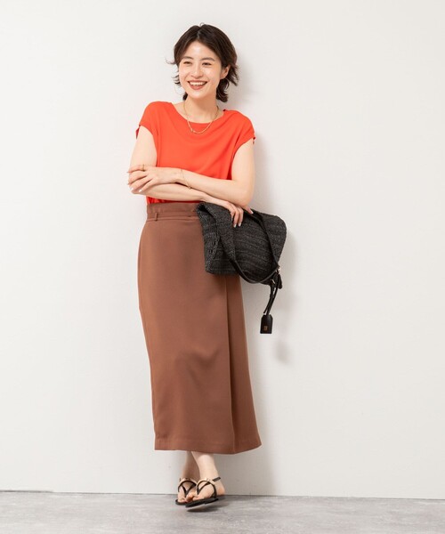 ニット セーター 「手洗い可能」18GサラサラフレンチニットT レディース NOLLEY'S ニット セーター 「手洗い可能」18Gサラサラフレンチ