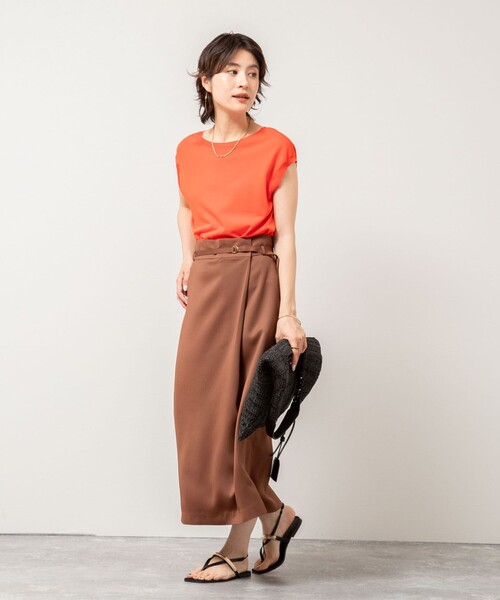 ニット セーター 「手洗い可能」18GサラサラフレンチニットT レディース NOLLEY'S ニット セーター 「手洗い可能」18Gサラサラフレンチ