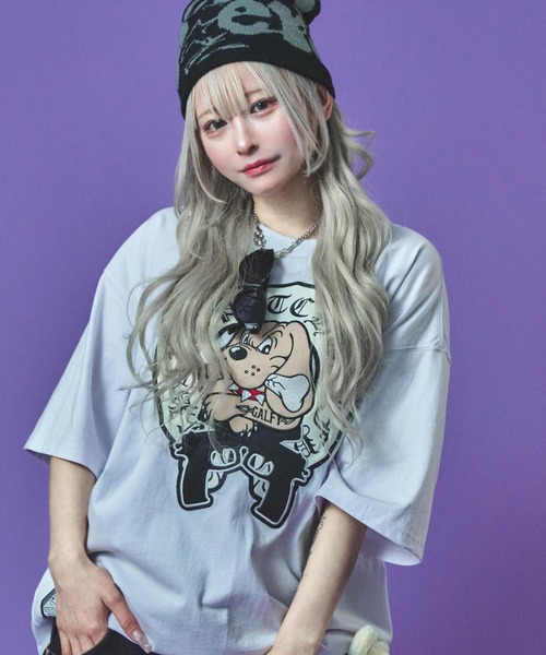 GALFY(ガルフィー)の「GALFY-チャカパッチTee2(Tシャツ/カットソー・メンズ・ターコイズブルー/ホワイト/ブラック・XL/L)」の2枚目の写真