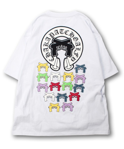 GALFY(ガルフィー)の「GALFY-チャカパッチTee2(Tシャツ/カットソー・メンズ・ターコイズブルー/ホワイト/ブラック・XL/L)」の4枚目の写真