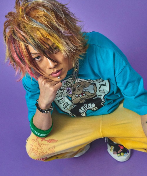 GALFY(ガルフィー)の「GALFY-チャカパッチTee2(Tシャツ/カットソー・メンズ・ターコイズブルー/ホワイト/ブラック・XL/L)」の7枚目の写真