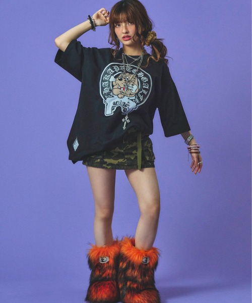 GALFY(ガルフィー)の「GALFY-チャカパッチTee2(Tシャツ/カットソー・メンズ・ターコイズブルー/ホワイト/ブラック・XL/L)」の12枚目の写真