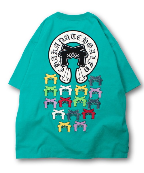 GALFY(ガルフィー)の「GALFY-チャカパッチTee2(Tシャツ/カットソー・メンズ・ターコイズブルー/ホワイト/ブラック・XL/L)」の21枚目の写真