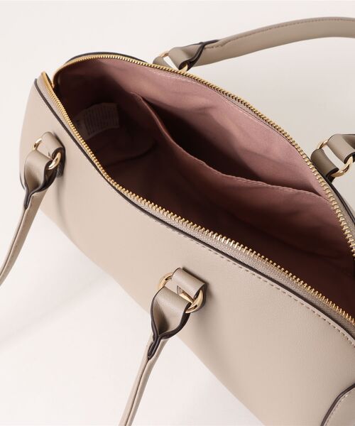 m.f.editorial（エムエフエディトリアル）の「【ロングハンドル】m.f.エディトリアル レディース 横長ハンドバッグ（ハンドバッグ・レディース・ブラック/ベージュ・FREE）」の5枚目の写真