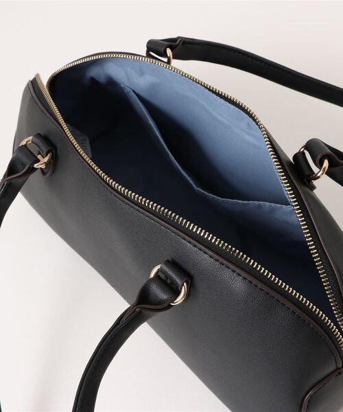 m.f.editorial（エムエフエディトリアル）の「【ロングハンドル】m.f.エディトリアル レディース 横長ハンドバッグ（ハンドバッグ・レディース・ブラック/ベージュ・FREE）」の6枚目の写真