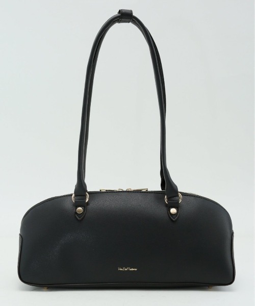 m.f.editorial（エムエフエディトリアル）の「【ロングハンドル】m.f.エディトリアル レディース 横長ハンドバッグ（ハンドバッグ・レディース・ブラック/ベージュ・FREE）」の2枚目の写真