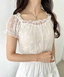 新品未使用品⭐︎ cheek 半袖チュールトップス チュール」に該当するトップス（半袖）ファッション通販 - ZOZOTOWN