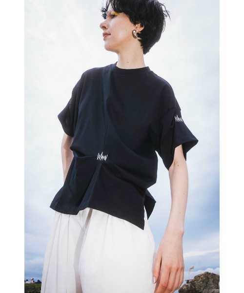 OMMO ONLINE STORE / IRREGULAR TUCK TOP
