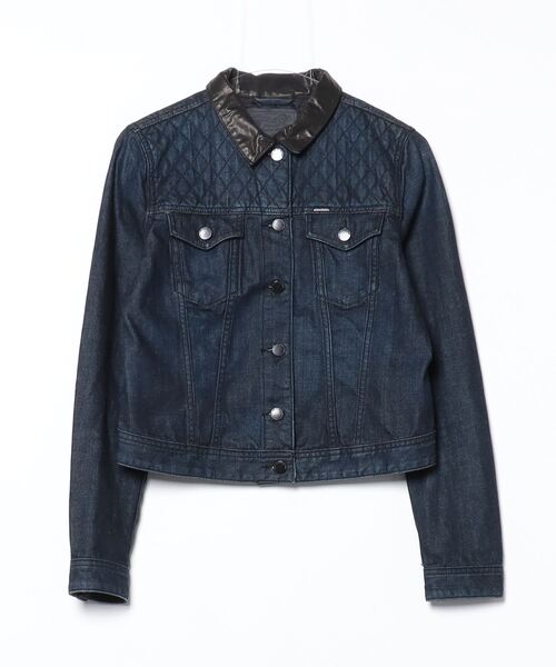 DIESEL チェック柄 デニムジャケット セール/ブランド古着】チェック柄デニムジャケット（デニム