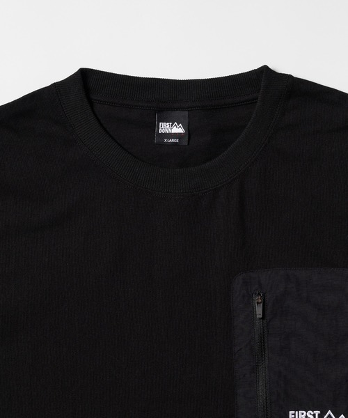 FIRST DOWN（ファーストダウン）の「スイッチポケット ショートスリーブ Tシャツ（Tシャツ/カットソー・メンズ・杢グレー/ホワイト/ブラック・M/XL/L）」の20枚目の写真