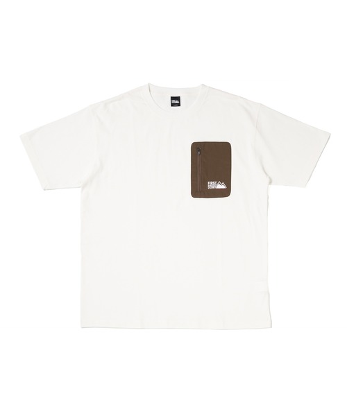 FIRST DOWN（ファーストダウン）の「スイッチポケット ショートスリーブ Tシャツ（Tシャツ/カットソー・メンズ・杢グレー/ホワイト/ブラック・M/XL/L）」の22枚目の写真