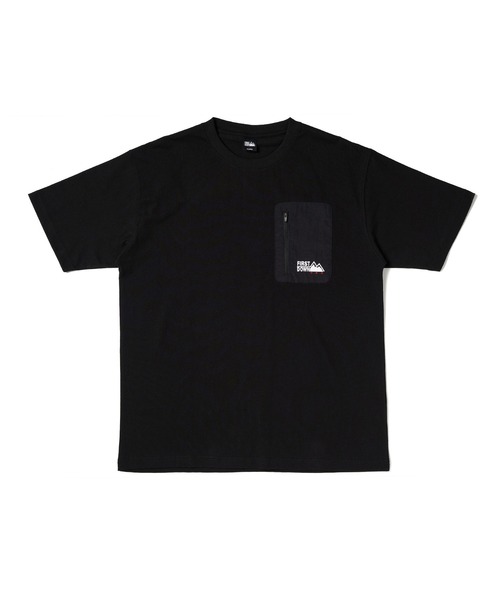 FIRST DOWN（ファーストダウン）の「スイッチポケット ショートスリーブ Tシャツ（Tシャツ/カットソー・メンズ・杢グレー/ホワイト/ブラック・M/XL/L）」の18枚目の写真