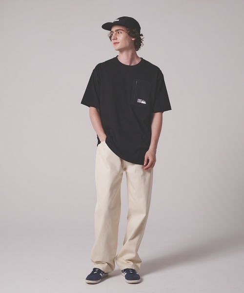 FIRST DOWN（ファーストダウン）の「スイッチポケット ショートスリーブ Tシャツ（Tシャツ/カットソー・メンズ・杢グレー/ホワイト/ブラック・M/XL/L）」の7枚目の写真