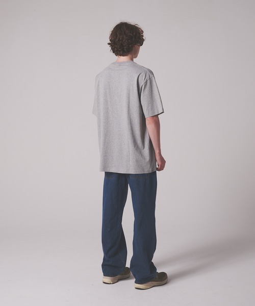 FIRST DOWN（ファーストダウン）の「スイッチポケット ショートスリーブ Tシャツ（Tシャツ/カットソー・メンズ・杢グレー/ホワイト/ブラック・M/XL/L）」の12枚目の写真