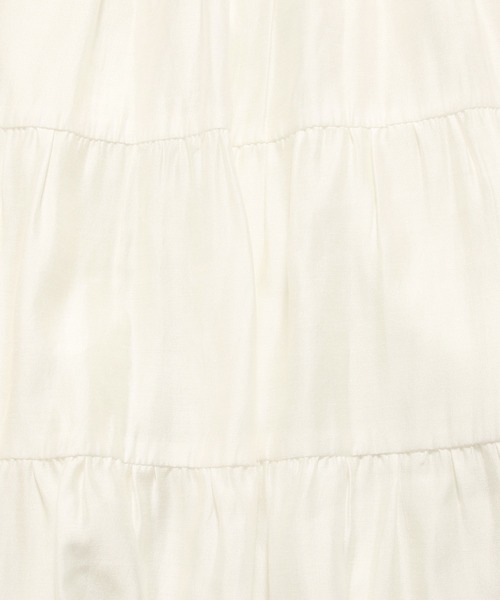 mysty woman(ミスティウーマン)の「ボリュームティアードスカート 574453(スカート・レディース・ブラック/カーキ/オフホワイト・FREE)」の19枚目の写真