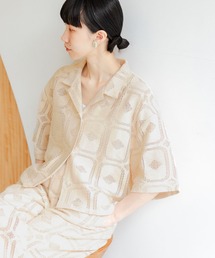 URBAN RESEARCH DOORS | 『セットアップ対応』ハーフスリーブレースシャツ(シャツ/ブラウス)