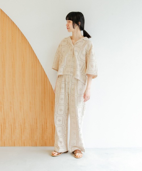 URBAN RESEARCH DOORS☆ハーフスリーブレースシャツ☆アーバン ハーフスリーブレースシャツ | アーバンリサーチ(URBAN RESEARCH