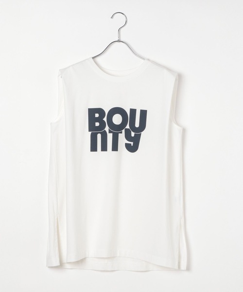 BAYFLOW(ベイフロー)の「アソートロゴプリントノースリーブT(Tシャツ/カットソー・レディース・ライトブルー/ブラック/ホワイト・FREE)」の12枚目の写真