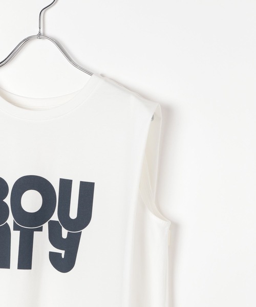 BAYFLOW(ベイフロー)の「アソートロゴプリントノースリーブT(Tシャツ/カットソー・レディース・ライトブルー/ブラック/ホワイト・FREE)」の17枚目の写真