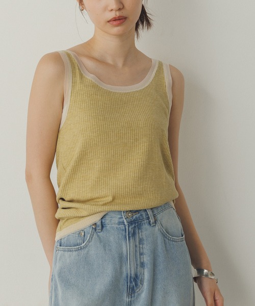 【SALE】PICCIN ピッチン 即日発送  前後2wayチュール重ねタンクトップ  147880 タンクトップ ノースリーブ レディース 前後2wayチュール重ねタンクトップ | PICCIN (ピッチン) 公式通販