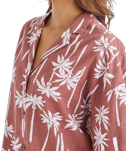 ブラウス シャツ BILLABONG レディース 「DAY DRIFT'N」 BEACH SIDE PRNTD SS WVN 半袖シャツ 「2025年 SALE】BILLABONG レディース 【DAY DRIFT'N】 BEACH SIDE PRNTD