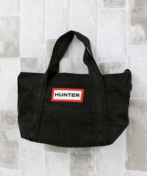HUNTER（ハンター）の「ナイロンミニトップクリップトート ショルダーバッグ Nylon Mini Top Clip Tote（ショルダーバッグ・レディース・ブラック・ONE SIZE）」の7枚目の写真