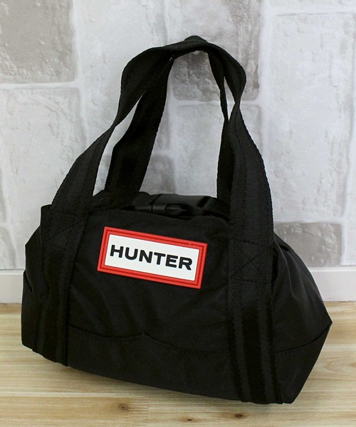 HUNTER（ハンター）の「ナイロンミニトップクリップトート ショルダーバッグ Nylon Mini Top Clip Tote（ショルダーバッグ・レディース・ブラック・ONE SIZE）」の6枚目の写真