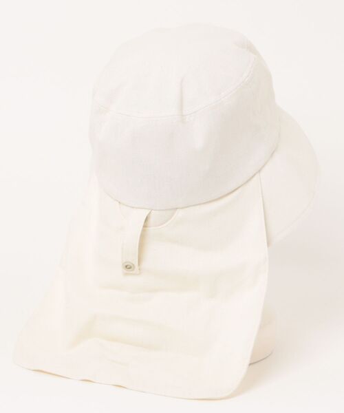 M.deux（エムドゥ）の「サンシェードバケットハット / UVカット（ハット・レディース・オフホワイト・FREE）」の2枚目の写真