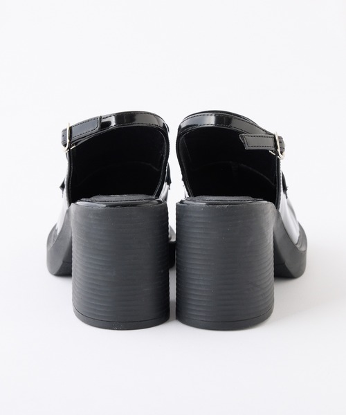 one after another NICE CLAUP(ワンアフターアナザーナイスクラップ)の「【Mode Ribbon Collection】バックベルトローファー(ローファー・レディース・ブラック/ダークブラウン・S/M/L)」の6枚目の写真