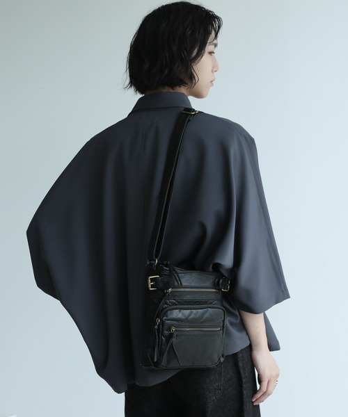 セール】ヴィンテージ加工 コンパクトショルダーバッグ