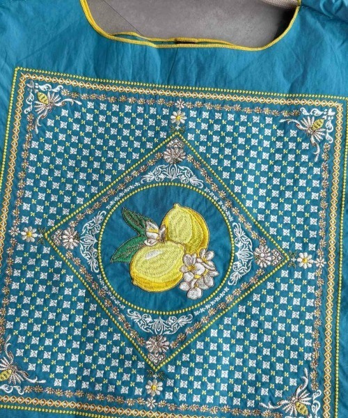 バッグ ball&bag lemon bandana セール】[Ball&Chain]shopping bag-LEMON BANDANA(M