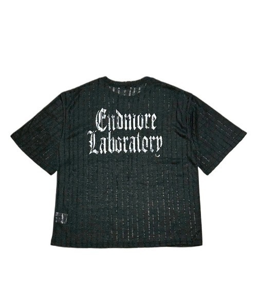 XU(エックスユー)の「【Never mind the XU】see-through short sleeve / 【ネバーマインド ザ エックスユー】シースルー半袖トップス <着用動画あり>(Tシャツ/カットソー・メンズ・ブラック/ベージュ/ホワイト/ブルーグレー・ONE SIZE)」の6枚目の写真