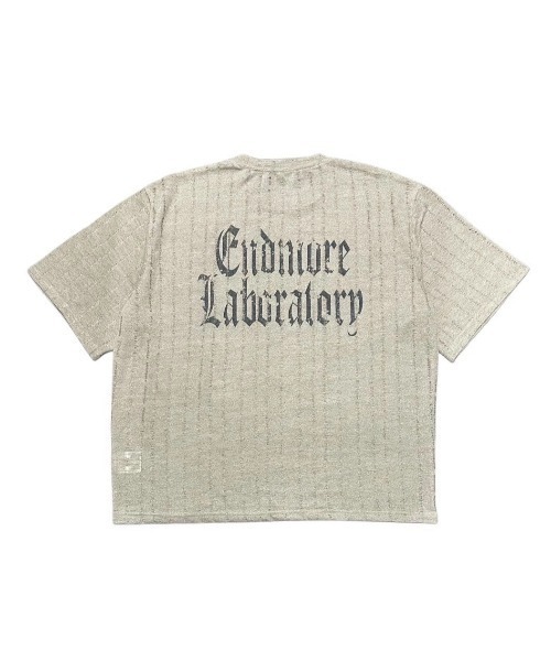 XU(エックスユー)の「【Never mind the XU】see-through short sleeve / 【ネバーマインド ザ エックスユー】シースルー半袖トップス <着用動画あり>(Tシャツ/カットソー・メンズ・ブラック/ベージュ/ホワイト/ブルーグレー・ONE SIZE)」の8枚目の写真