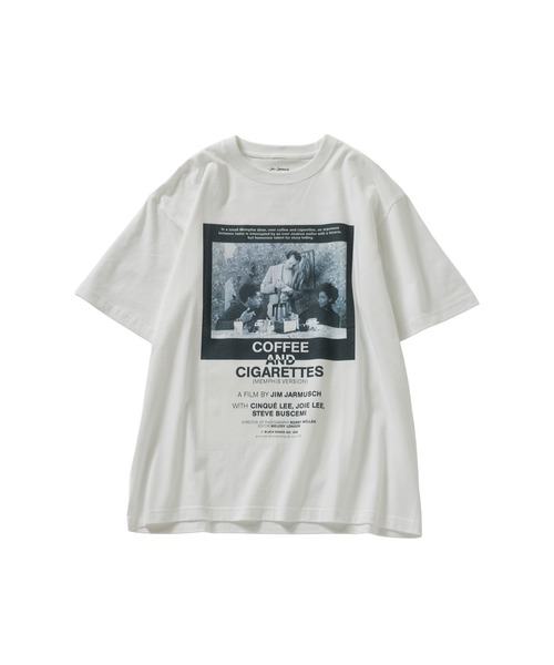 bonjour records（ボンジュールレコーズ）の「【JIM JARMUSCH/ジム・ジャームッシュ】 for bonjour records Exclusive 「Coffee&Cigarettes」 S/S Tee（Tシャツ/カットソー・メンズ・ホワイト/ブラック/ブラック系その他/ホワイト系その他・M/XL/L）」の6枚目の写真