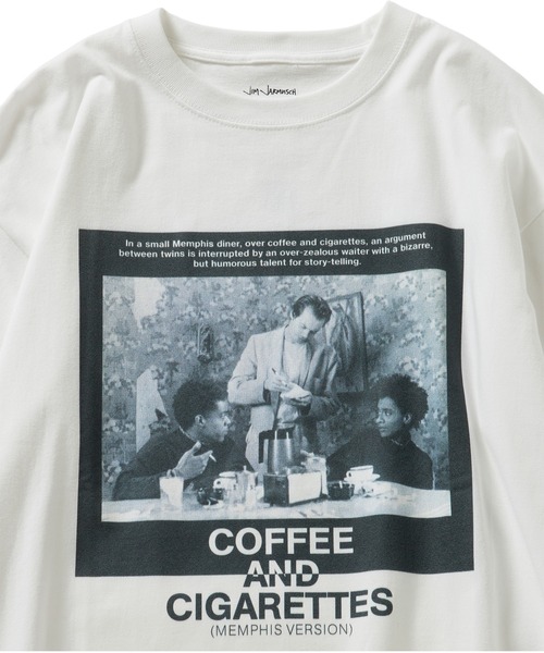 bonjour records（ボンジュールレコーズ）の「【JIM JARMUSCH/ジム・ジャームッシュ】 for bonjour records Exclusive 「Coffee&Cigarettes」 S/S Tee（Tシャツ/カットソー・メンズ・ホワイト/ブラック/ブラック系その他/ホワイト系その他・M/XL/L）」の10枚目の写真