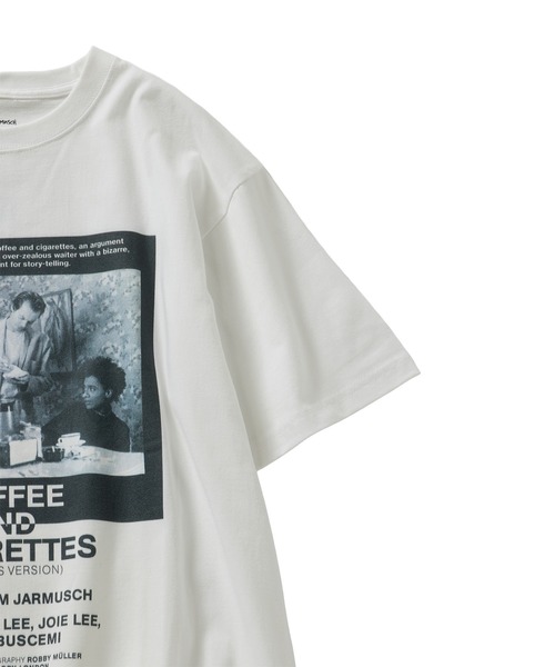 bonjour records（ボンジュールレコーズ）の「【JIM JARMUSCH/ジム・ジャームッシュ】 for bonjour records Exclusive 「Coffee&Cigarettes」 S/S Tee（Tシャツ/カットソー・メンズ・ホワイト/ブラック/ブラック系その他/ホワイト系その他・M/XL/L）」の11枚目の写真
