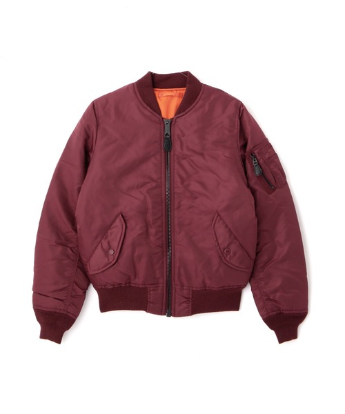 AVIREX（アヴィレックス）の「《WOMENS》MA-1 コマーシャル / MA-1 COMMERCIAL（MA-1・レディース・タン/ブラック/シルバー/セージグリーン/エンジ/ブラウン・L/M/S）」の10枚目の写真