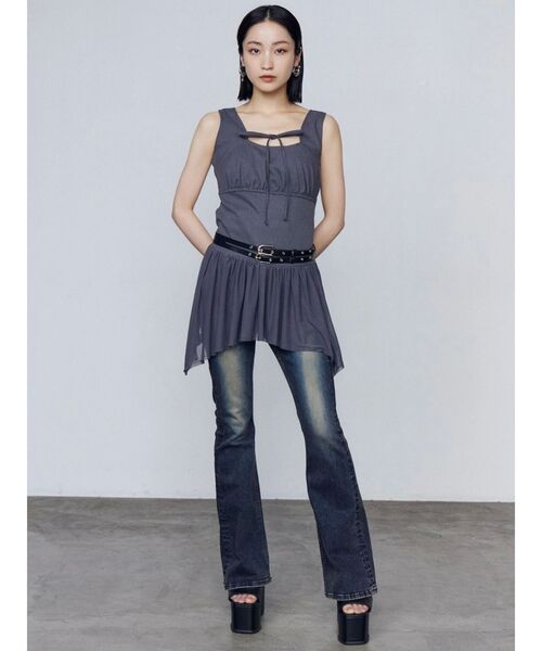 EMODA（エモダ）の「ツインバックルロングベルト（ベルト・レディース・ブラック・FREE）」の4枚目の写真