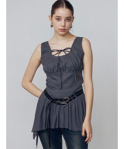 EMODA（エモダ）の「ツインバックルロングベルト（ベルト・レディース・ブラック・FREE）」の5枚目の写真