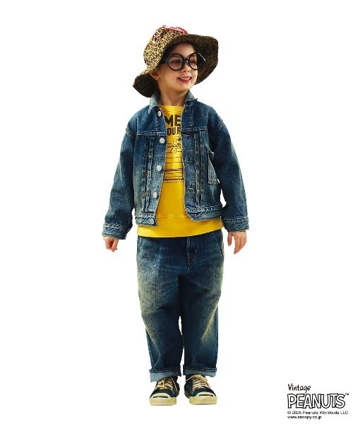DENIM DUNGAREE(デニムダンガリー)の「SNOOPY SOMEDAY Sweat Shirt(スウェット・キッズ・イエロー・145/135)」の4枚目の写真