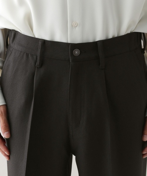 セール】センタープレス/バギーワイドフレアパンツ（スラックス