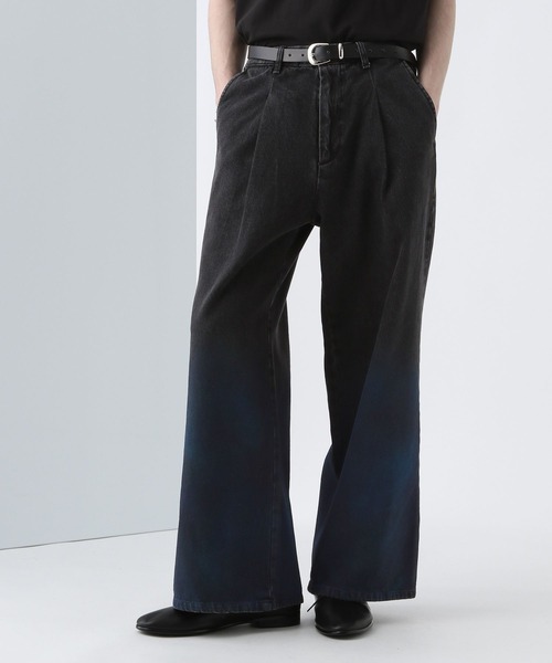 HARE（ハレ）の「オーロラカコウデニムパンツ(HARE)（デニムパンツ・メンズ・ブラック/グレー・FREE）」の9枚目の写真