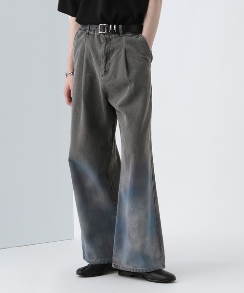 HARE（ハレ）の「オーロラカコウデニムパンツ(HARE)（デニムパンツ・メンズ・ブラック/グレー・FREE）」の11枚目の写真