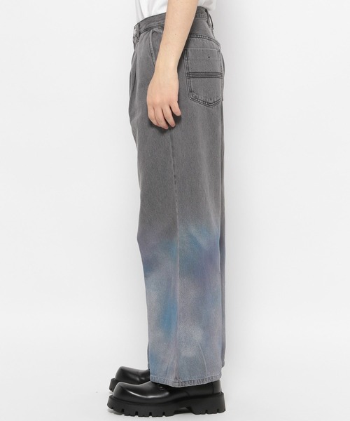 HARE（ハレ）の「オーロラカコウデニムパンツ(HARE)（デニムパンツ・メンズ・ブラック/グレー・FREE）」の13枚目の写真
